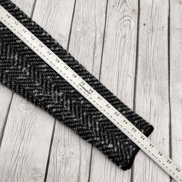 Cocogio Italy Wool Open Front Gray/Black Women's Cardigan Sweater Size XL - Picture 9 of 9